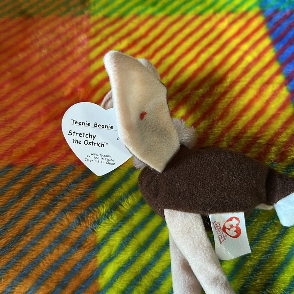 Ty Stretchy the Ostrich Teenie Beanie Baby